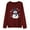 95 Red, variant on Snowman Christmas Sweaters for Womens Cozy Holiday Knitted Pullover for Winter