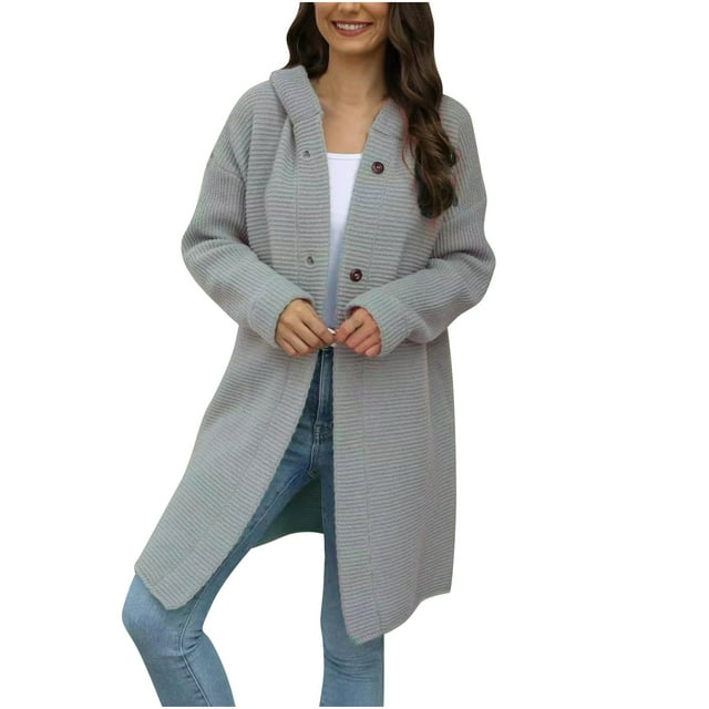 Suéter de cuello redondo para mujer, informal, con estampado navideño, cuello redondo, suéter para mujer