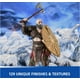thumbnail image 4 of Figura de acción Spin Master Kratos 15 cm con 5 Accesorios The Shapes Collection PS5, 4 of 8