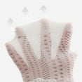 thumbnail image 4 of LYMAYTER 3 Pack Kids Girls Socks Summer Thin Eyelet Socks‌ for 0-8Y Toddler Soft Ruffle Princess Socks, 4 of 6