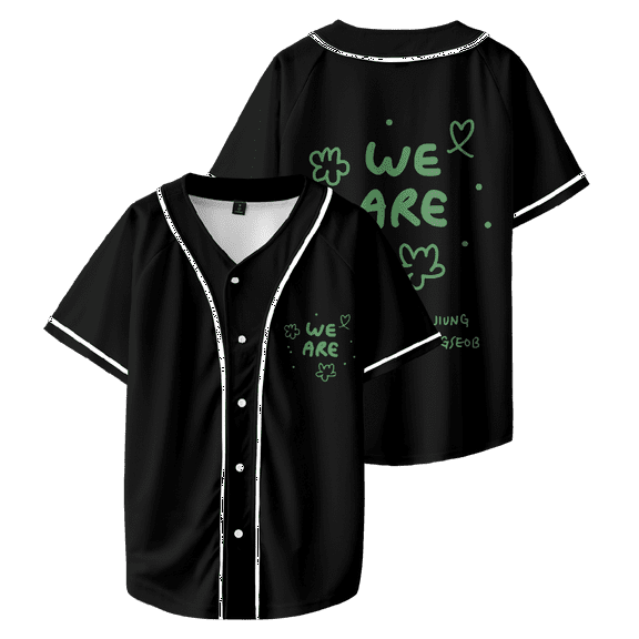 P1Harmony Merch We Are Baseball Shirt Unisex T-Shirt Short Sleeve Casual Shirts Tops