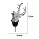 thumbnail image 2 of Aireador vertedor de botellas con boquilla para verter alcohol, de acero inoxidable, con forma de cabeza de ciervo., 2 of 5