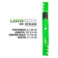 thumbnail image 2 of LawnRAZOR Mower Blade for MTD Cub Cadet Troy Bilt 21" Deck - Toothed 942-0741A, 2 of 6