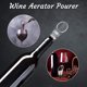 thumbnail image 3 of Vertedor aireador de vino - Juego de decantador y pico aireador de primera calidad - Sin goteo ni derrames - Mejora el sabor y el olor inmediatamente - Negro, 3 of 5
