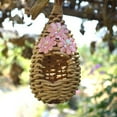 thumbnail image 6 of UYUH Hand-Woven Natural Seagrass Bird Feeder Aviary Feeding Station, Waterproof Outdoor Hanging Ornament for Garden/Patio Decoration ‌, 6 of 7