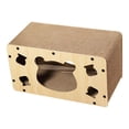 thumbnail image 3 of Cat Scratching Pad House Bed Recyclable Corrugated Material Hollowed Out Pattern Bear 55x30x28cm, 3 of 9