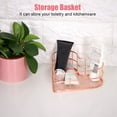 thumbnail image 3 of Comfortable Convenient Storage Basket Anti-rust Storage Basket For Home Office Dorm Coffee Shop, 3 of 8