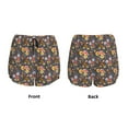 thumbnail image 6 of Goofa Colorful Flowers with Butterfly Printed Women 2 in 1 Running Shorts,Quick Dry Athletic Workout Shorts,High Waisted Athletic Shorts with Liner Pockets-Medium, 6 of 9