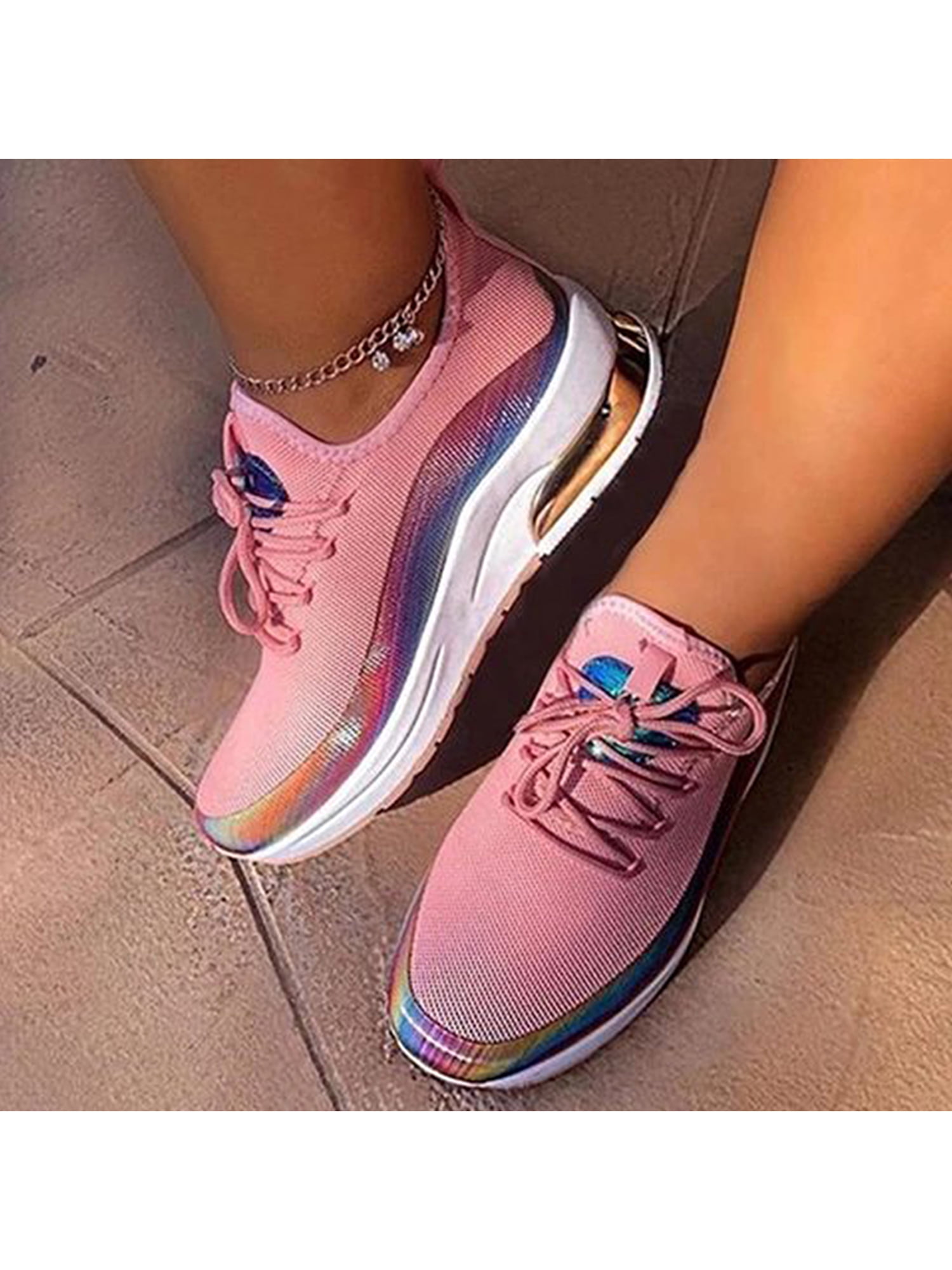 Lacyhop Women's Air Cushion Sneakers Casual Jogging Walking Tennis Shoes Athletic Gym