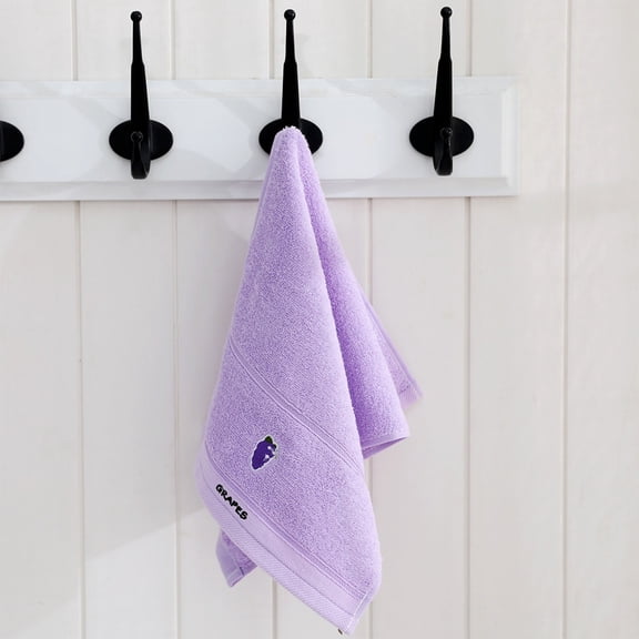 Hodwiequ Children'S Towels Cottons Material Kids Towels Kindergarten Children'S Baby All Cottons Face Towel Shower Purple Free Size