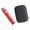 Red, variant on Podcast Microphone Preamp XLR Inline Mic Unit for Dynamic Mics, Compact Metal Body With 48V Power for Voice