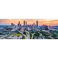 thumbnail image 2 of Atlanta, Georgia, USA Downtown Skyline Aerial 1000pc Panoramic Puzzle, 2 of 2