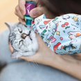 thumbnail image 2 of Envoltura para Gatos para Cortar Uñas, Herramienta de Sujeción Antiescape, Antiescape para Orejas, Ojos, Uñas, Limpieza, Aseo y Recorte de Perros.M, 2 of 6