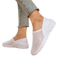 thumbnail image 6 of Gvdentm Running Shoes Women Close Toe Platform Shoes New Style Shoes Women(White,10), 6 of 8