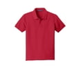 thumbnail image 5 of Port Authority Youth Core Classic Pique Polo-XS (Rich Red), 5 of 6