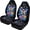 Butterfly Musical Note, variant on XYZCANDO 2 pcs Car Seat Covers for Driver Seat Car Front Seat Covers Easy Install Elastic, Truck Sedan Vehicle Automotive Seat Cushion Covers, Turtle Floral Design