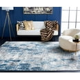 thumbnail image 3 of SAFAVIEH Aston Georgiana Abstract Area Rug, Navy/Gray, 7'10" x 7'10" Square, 3 of 11