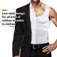 thumbnail image 6 of Pop Closets Compression Shirt for Men Slimming Undershirt Body Shaper Tank Top for Gynomastica Sleeveless Shapewear Vest for Gym Fitness Outdoor, 6 of 7