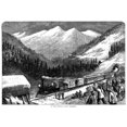 thumbnail image 2 of Chinese Laborers 1868. Nchinese Laborers Building The Central Pacific Railroad C1868 Wood Engraving 19Th Century., 2 of 2