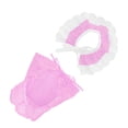 thumbnail image 4 of Conjunto de gorro y bufanda para mascotas, babero de encaje adorable para mascotas, suministro para mascotas, conjunto de gorro con babero para mascotas, estándares líderes en la industria Jadeshay A, 4 of 8