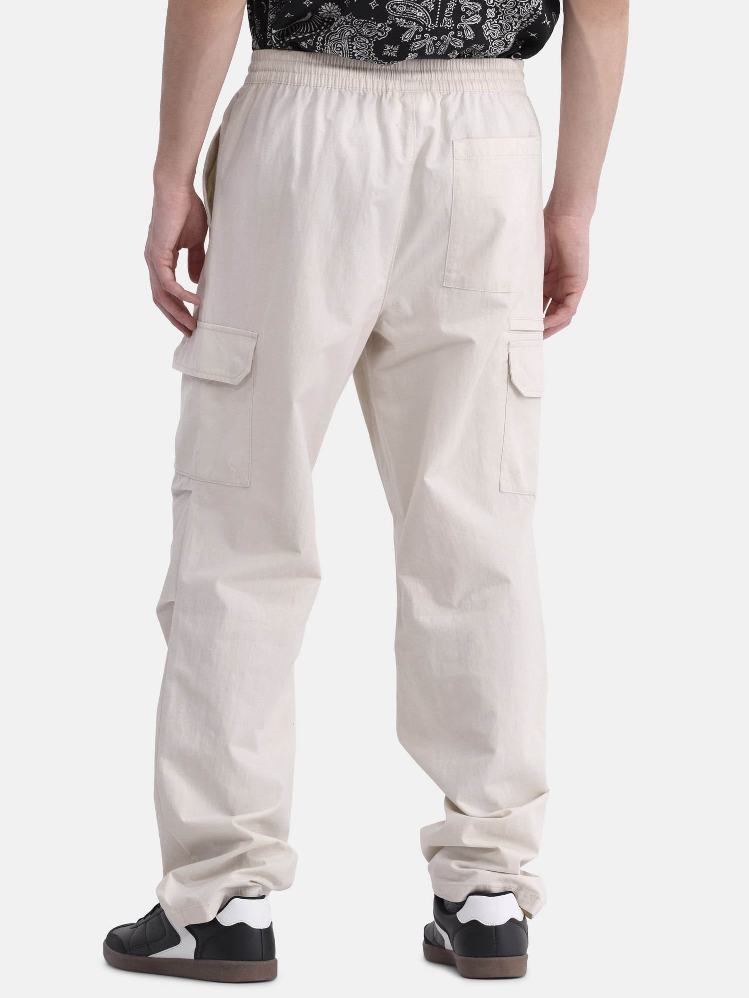 No Boundaries Men's & Big Men's Twill Cargo Pants, Size XS-5XL