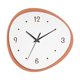 thumbnail image 3 of Reloj de pared silencioso con números fáciles de usar, resistente al desgaste, decorativo, moderno y práctico para el hogar. Naranja, 3 of 9