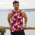 thumbnail image 6 of Salouo Cute Dog for Men's Tank Tops,Sleeveless Muscle Shirts for Men Quick Dry Workout Tank Top Gym Muscle Tee Fitness Bodybuilding Sleeveless T Shirt-X-Large, 6 of 7