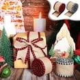 thumbnail image 7 of Christmas Ribbon, Christmas Tree Ribbon, Red Faux Burlap Bow Decoration Ribbon for Gift Wrapping and Holiday Decorations, Handmade Durable Non-Woven Fabric Ribbon, 550cm Long, 7 of 7