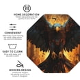 thumbnail image 3 of Pofeuu Cool Black Eagle Print Coasters for Drinks, 4Pack PU Leather Coasters, Bar Drink Coasters for Tabletop Protection, Furniture from Damage-Octagon, 3 of 6