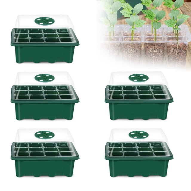 Inicio De Plántulas, Bandeja De Plántulas Para Jardín, Balcón, Vivero, Placa De Soporte Para Cultivo De Plantas De 12 Agujeros Advancent HA040507-04