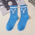 thumbnail image 3 of Calcetines de algodón de Disney Stitch, medias de tubo medio con dibujos de muñecos de Stich, medias cálidas para dormir para niños y niñas, regalo de Lilo & Stitch, 3 of 5