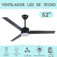 thumbnail image 3 of Ventilador De Techo 52 Pulgadas Iluminación Led Control Por App Luz Fría Cálida Neutral 6 Velocidades Control Remoto, 3 of 3