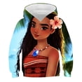 thumbnail image 2 of Ropa de moda de princesa negra para niñas, Sudadera con capucha de algodón, sudaderas con capucha de la serie Disney a la moda para niños, tops de moda bonitos de dibujos animados 13T Gao Jinjia LED, 2 of 2
