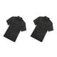 thumbnail image 4 of Chaqueta de chef Yuarrent manga corta uniforme de cocina Negro M, 4 of 6