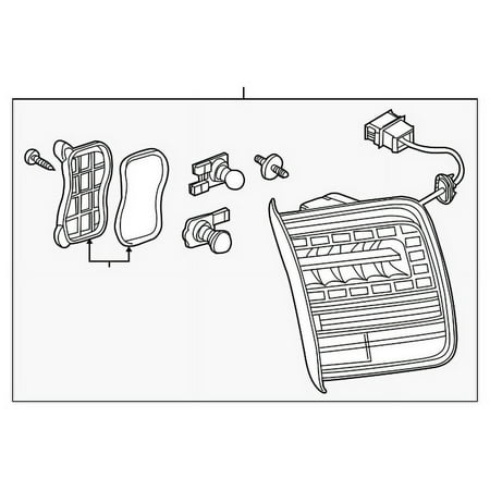 Genuine OE Audi Tail Lamp Assembly - 4E0-945-094-J