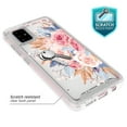thumbnail image 2 of Samsung Galaxy A71 5G Case (NOT FOR A71), Rosebono Graphic Design Shockproof Impact Resistant Protective Full-Body Rugged Clear Hybrid Bumper Case for Samsung Galaxy A71 5G (Pink Flower), 2 of 5