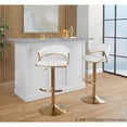 thumbnail image 6 of LumiSource Jie Adjustable Barstool - Set of 2, 6 of 11