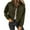 Green, variant on Corduary Jackets for Womens Elastic Cuff Button Drop Shoulder Soft Coats Comfort Workout Outwear with Chest Pockets