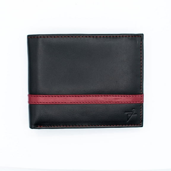 RFID Safe Leather Bikers TruckerWallet with Credit Card Slots Bifold Wallets for Men by JTC