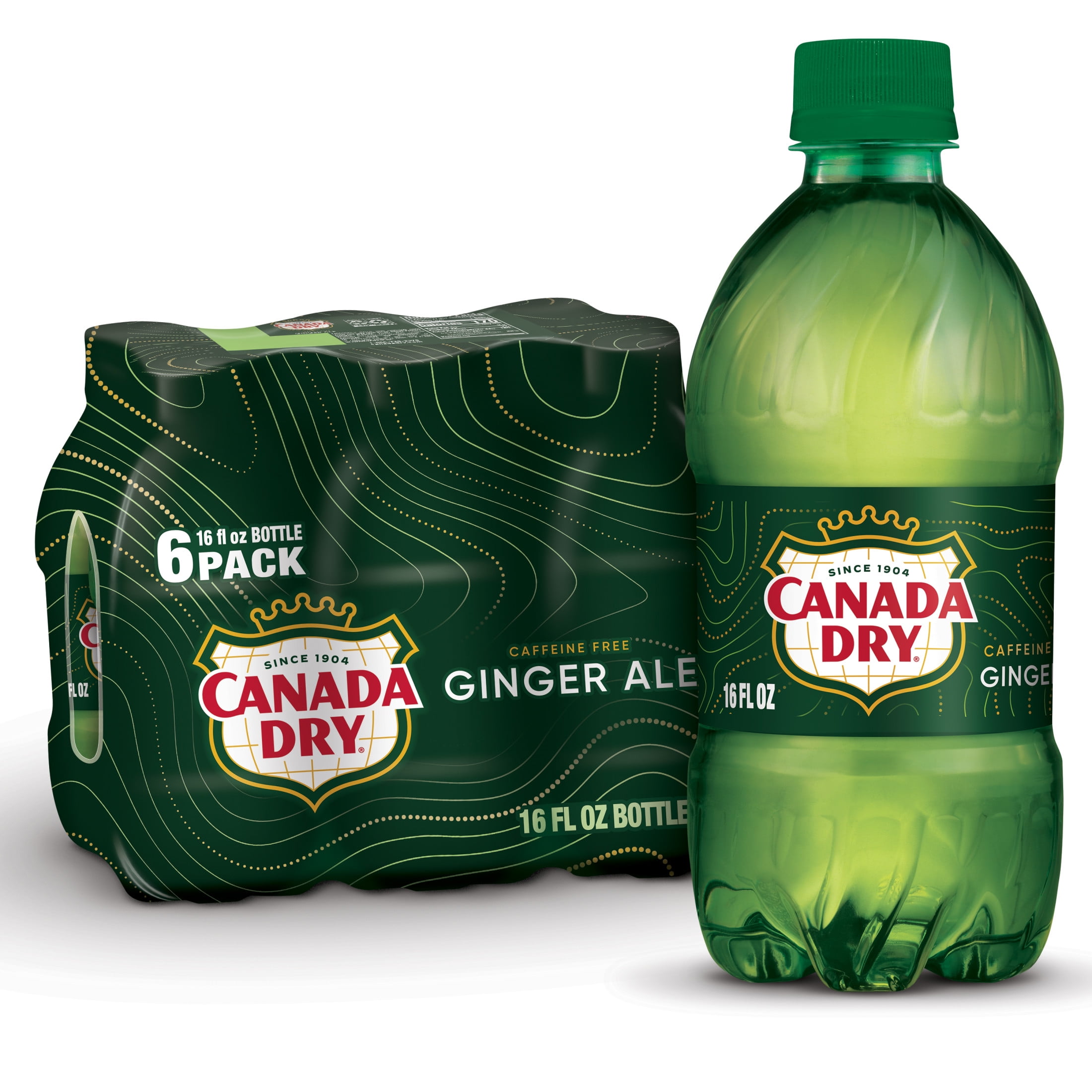 Canada Dry Caffeine Free Ginger Ale Soda Pop, 12 fl oz, 8 Pack