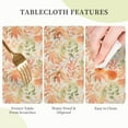 thumbnail image 3 of Autumn Leaves Tablecloth 60 inch Round, Durable Table Cover for Kitchen Dining Room, Holiday Tablecloth for Party Dinner, 3 of 5