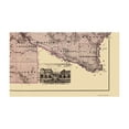 thumbnail image 4 of Historic County Map - Brown Nicollet Counties Minnesota - Andreas 1874 - 39.19 x 23 - Vintage Wall Art, 4 of 5