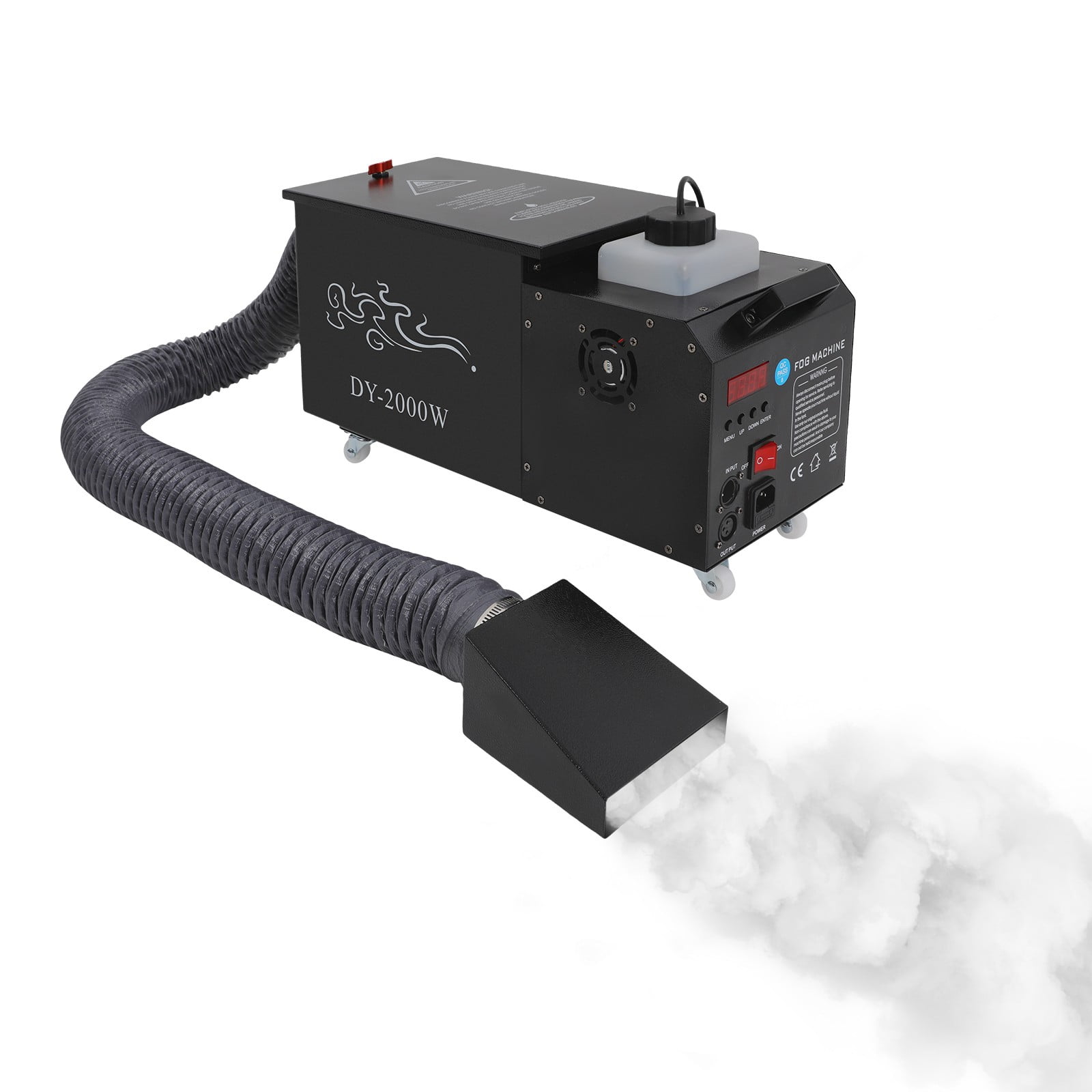 Black Low Lying Fog Machine 110V Water Based Ground Fog Machine Fog with Tube