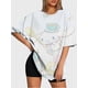thumbnail image 3 of T-shirt round neck Cartoon Role Pattern loose short sleeve JW845, 3 of 5