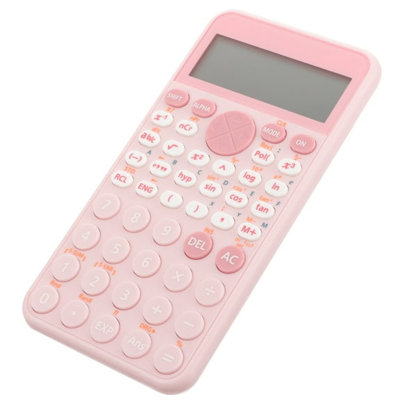Function Calculator College Student Contest Accounting Office Calculator (Pink)