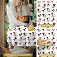 thumbnail image 3 of Cow and Spot White Pattern Round Tablecloth 70"x70", Wrinkle Resistant Wipeable Table Cover for Kitchen Dining Room Picnic Patio and Party, 3 of 3