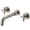 Brushed Nickel, variant on sumerain Matte Black Bathroom Sink Faucet,Wall Mount Black Bathroom Faucet and Rough-in Valve Included