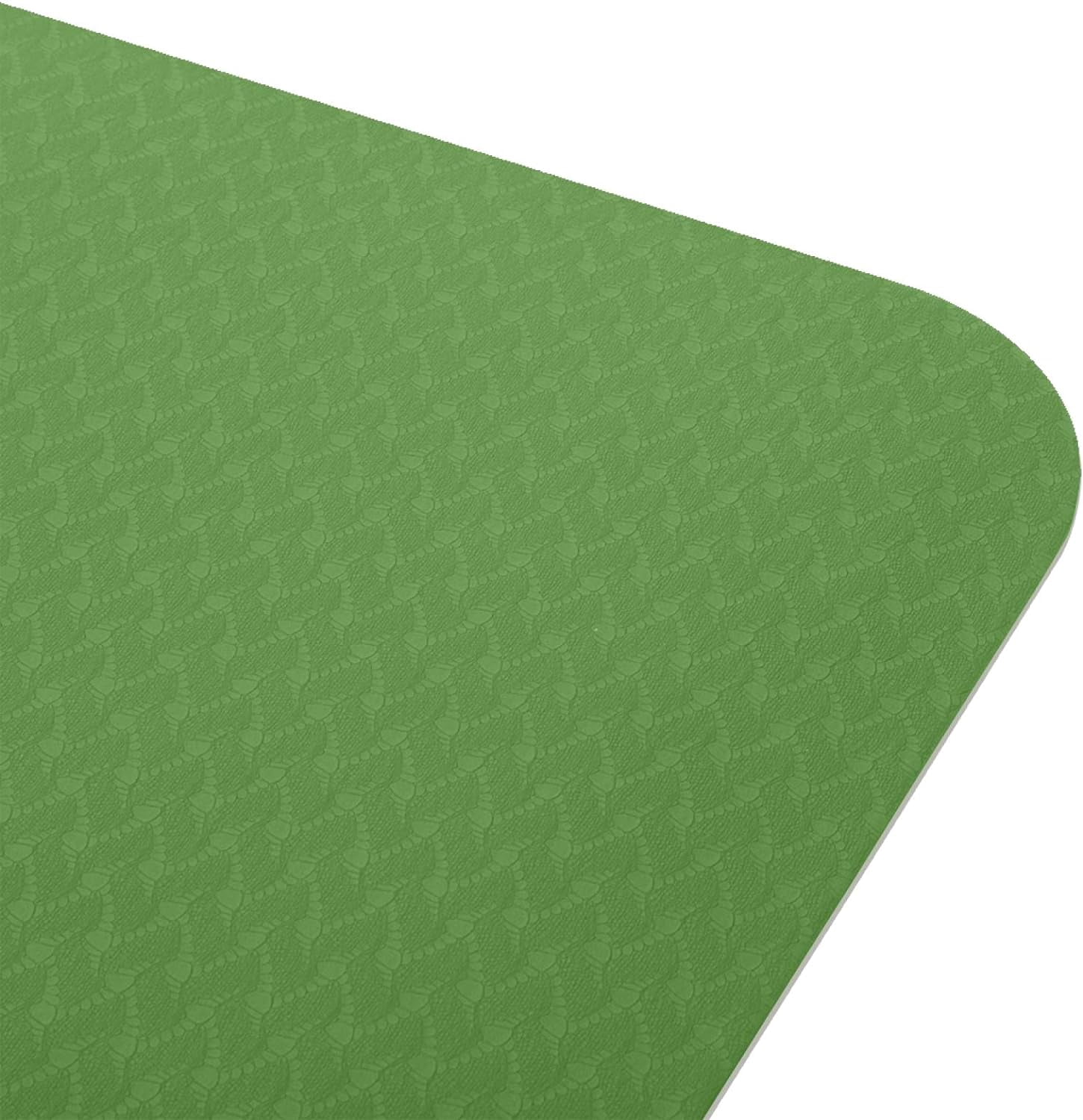 Yoga Mat, TPE Material - Textured Non Slip Surface and Optimal Cushioning 72"x 26" Thickness 1/4"