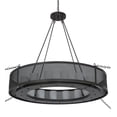 thumbnail image 3 of Meyda Tiffany 197721 Loxley Golpe 16 Light 56" Wide Ring Chandelier - Bronze, 3 of 4