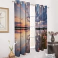 thumbnail image 2 of Sunset Scenery Modern Window for Living Room Curtains for Child Bedroom Kitchen Decor Blinds Drapes, 2 of 7